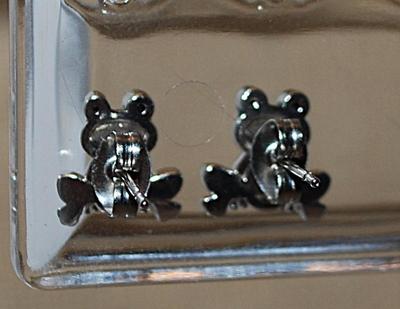 Small "Green & Silver FROG" Earrings Set (½") and a Stud Style Clasp