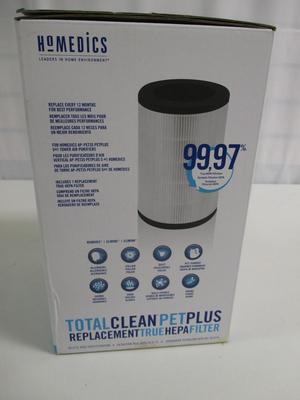 HoMedics Total Clean Pet Plus Replacement True Hepa Filter
