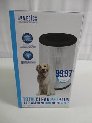 HoMedics Total Clean Pet Plus Replacement True Hepa Filter