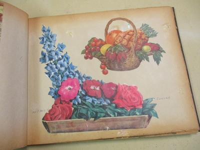 Antique Advertising Memorabilia Scrap Book