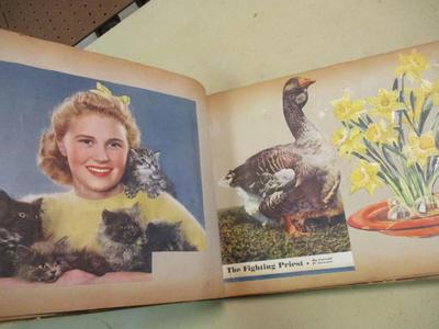 Antique Advertising Memorabilia Scrap Book