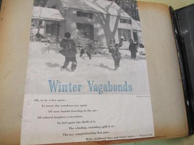 Antique Advertising Memorabilia Scrap Book
