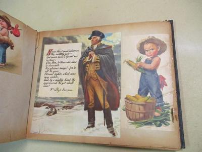 Antique Advertising Memorabilia Scrap Book