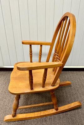Child's Wood Rocking Chair