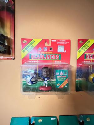 1998 LIMITED EDITION NFL HEADLINERS BOBBLE HEADS
