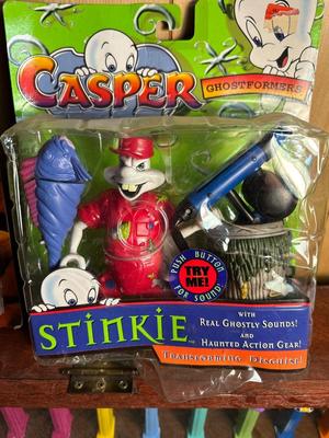 CASPER THE FRIENDLY GHOSTS “STINKIE” And ACTION MAN EXTREME CLIMBER