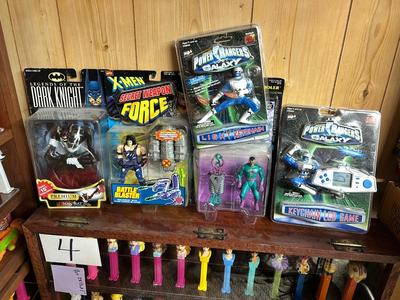 POWER RANGERS, BATMAN & X-MEN ACTION FIGURES