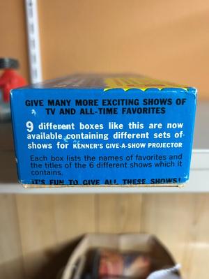 1961 PULL A SHOW PROJECTOR SLIDES AND FISHER PRICE PULL TOY PELICAN