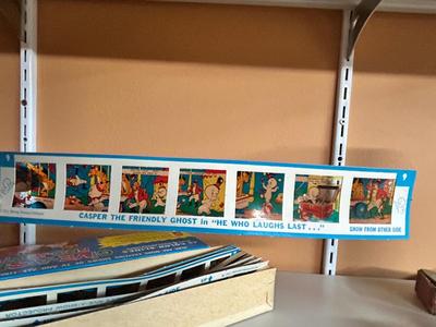 1961 PULL A SHOW PROJECTOR SLIDES AND FISHER PRICE PULL TOY PELICAN