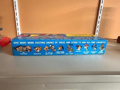 1961 PULL A SHOW PROJECTOR SLIDES AND FISHER PRICE PULL TOY PELICAN