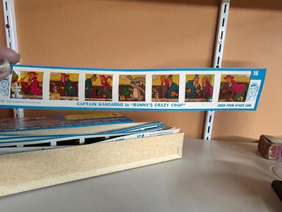 1961 PULL A SHOW PROJECTOR SLIDES AND FISHER PRICE PULL TOY PELICAN