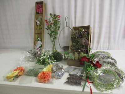 Array Of Faux Flowers & Plants