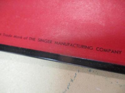 Threading Bobbin Of Singer Horizontal Rotary Hook Machine Litho