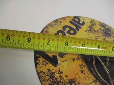 Retro Metal Tin Sign Approx 7 3/4"