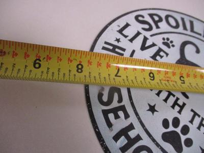 Retro Metal Tin Sign Approx 7 3/4"