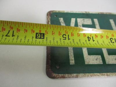Retro Metal Tin Sign Approx 15 3/4" x 4"