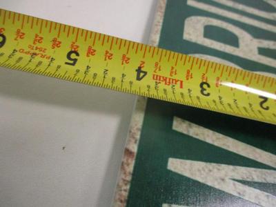 Retro Metal Tin Sign Approx 15 3/4" x 4"