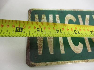 Retro Metal Tin Sign Approx 15 1/2" x 3 3/4"