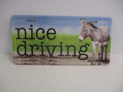 Retro Metal Tin Sign License Plate