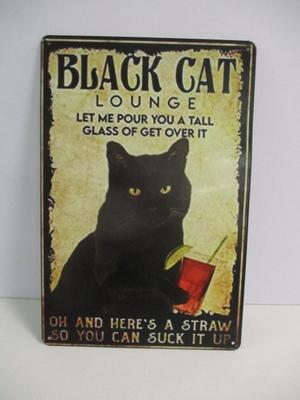 Retro Metal Tin Sign Approx 11 3/4" x 7 3/4"