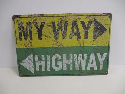 Retro Metal Tin Sign Approx 11 3/4" x 7 3/4"
