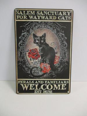 Retro Metal Tin Sign Approx 11 3/4" x 7 3/4"