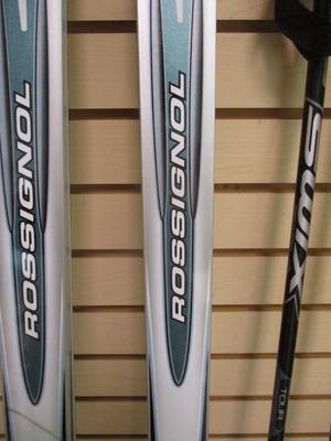 Rossignol Glade AR Cut Skis 186 Made In Ukraine With Poles