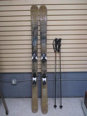 Line Prophet 90 Asher N. Durand Skis With Poles