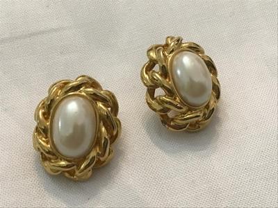 Vintage Faux Pearl Earrings
