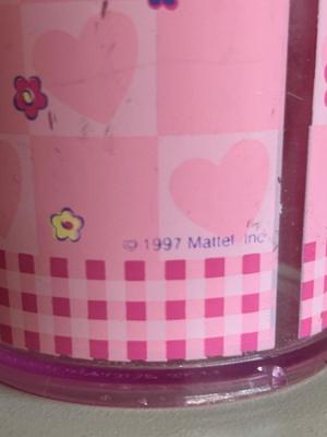 1988 COOL TEEN COUSIN OF BARBIES JAZZIE CHELSEA, DRINK CUPS , LUNCH BOX AND MORE