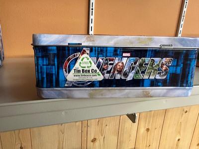 SPIDER-MAN LUNCHBOX WITH PUZZLE AND AVENGERS LUNCH BOX