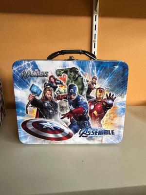 SPIDER-MAN LUNCHBOX WITH PUZZLE AND AVENGERS LUNCH BOX
