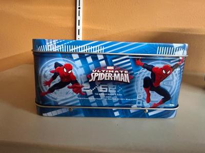 SPIDER-MAN LUNCHBOX WITH PUZZLE AND AVENGERS LUNCH BOX