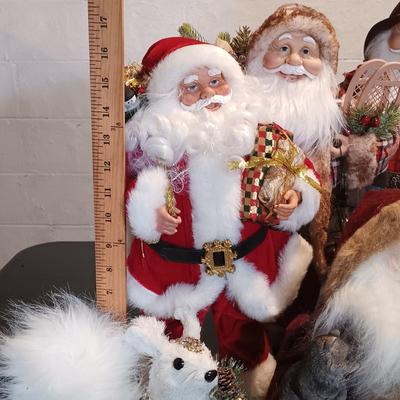 LOT 35: Christmas Collection- Santa Decor & More
