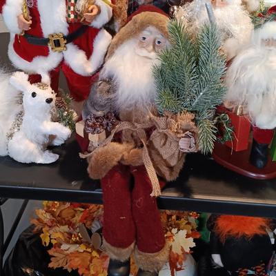 LOT 35: Christmas Collection- Santa Decor & More