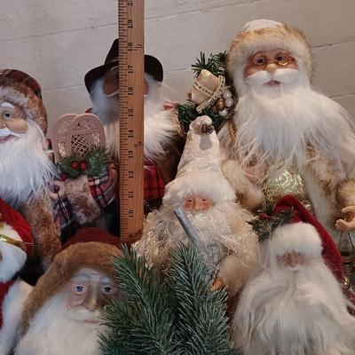 LOT 35: Christmas Collection- Santa Decor & More