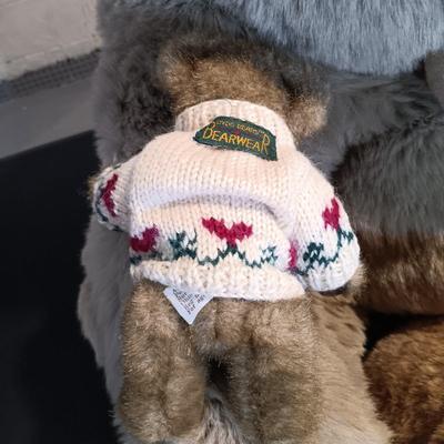 LOT 37: Grruff McDuff 28" Teddy Bear, Boyd's Bearwear Teddy, Effanbee Teddy Bear & More