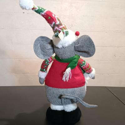 LOT 39: Christmas Plush- Cabbage Patch Elf, Homerbest Standing Mouse, HugFun Penguin & More