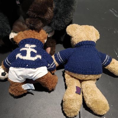 LOT 40: Gund Collectors Classic Panda Bear, Gund Collectors Classic Brown Bear, J.J. Bean Teddy Bear & More