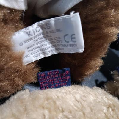 LOT 40: Gund Collectors Classic Panda Bear, Gund Collectors Classic Brown Bear, J.J. Bean Teddy Bear & More