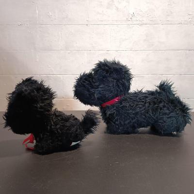 LOT 43: Vintage Plush- Steiff Micki and Mecki Hedgehogs, Knickerbocker Ernie, Dakin Scottish Terriers & More