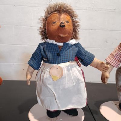 LOT 43: Vintage Plush- Steiff Micki and Mecki Hedgehogs, Knickerbocker Ernie, Dakin Scottish Terriers & More
