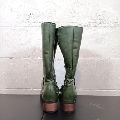 LOT 45: Women's Size 11 DolceVita Orelia Ankle Boots, Size 11 EasyStreet Slip Resistant Boots & Mid-Calf Sz 10.5" Faux...