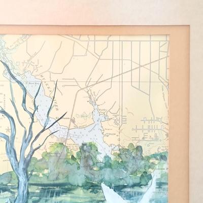 LOT 47: Franklin Mint Sterling and 24k Etching 'The Great Ascent' by Yves Beaujard with COA & Mixed Media Art of the...
