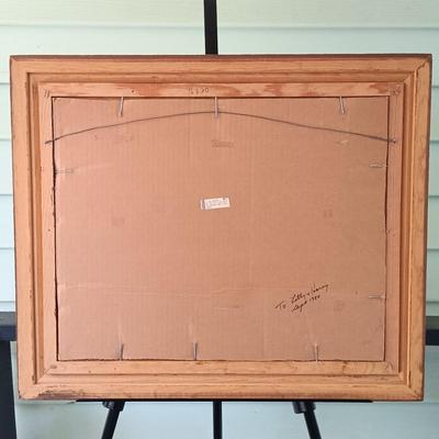 LOT 47: Franklin Mint Sterling and 24k Etching 'The Great Ascent' by Yves Beaujard with COA & Mixed Media Art of the...