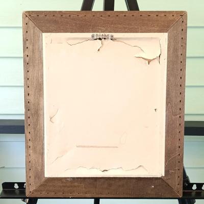 LOT 49: Painting of a Cardinal by Candy with Textile Art & Framed Embroidery