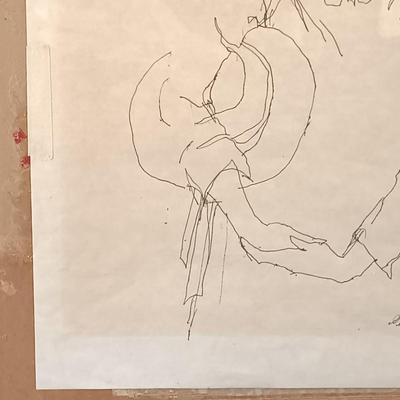 LOT 52: Pair of Framed Life Drawings by George Cheety