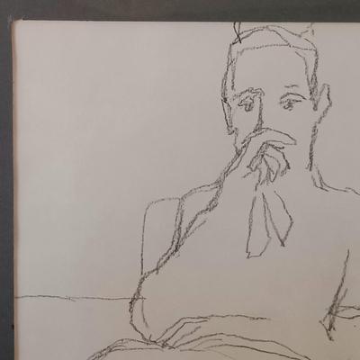 LOT 52: Pair of Framed Life Drawings by George Cheety