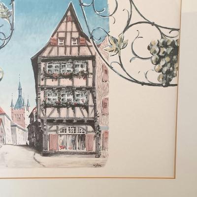 LOT 53: Vintage Lithographs by Kŭck of Art for the Lloyd Bremen Cruise Line Dinner Menus