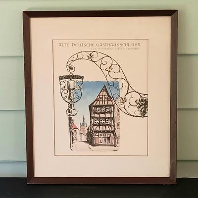 LOT 53: Vintage Lithographs by Kŭck of Art for the Lloyd Bremen Cruise Line Dinner Menus